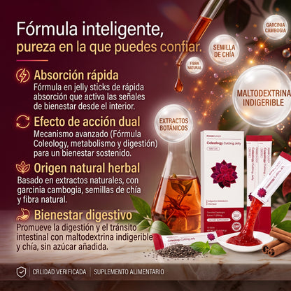 Foodology Coleology Cutting Jelly Cuidado DIario 10 Unidades