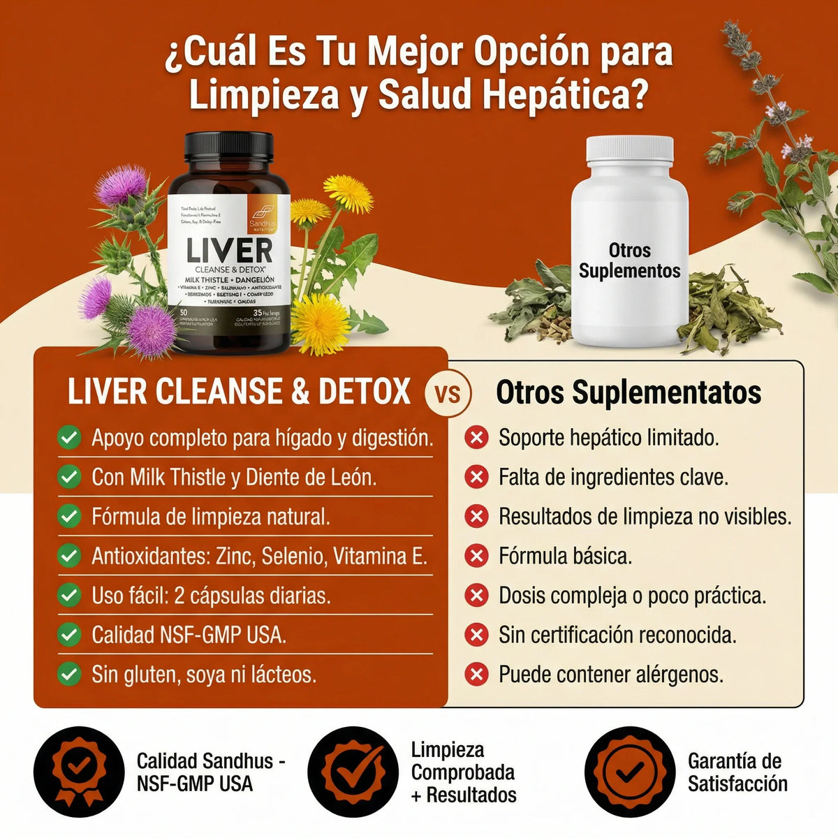 Liver Cleanse & Detox Sandhus Nutrition®